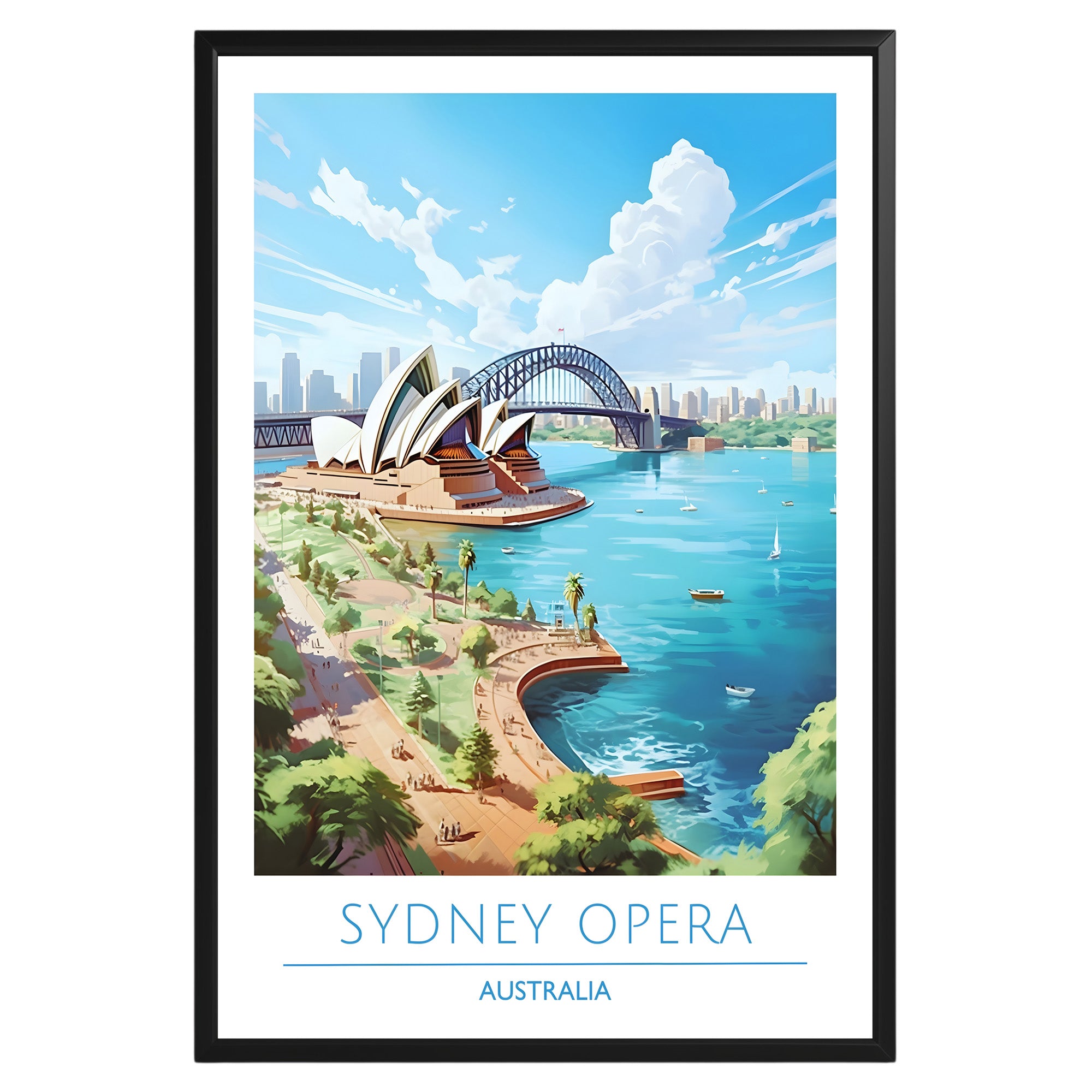 Sydney Opera Australia Poster - GroovyGrove