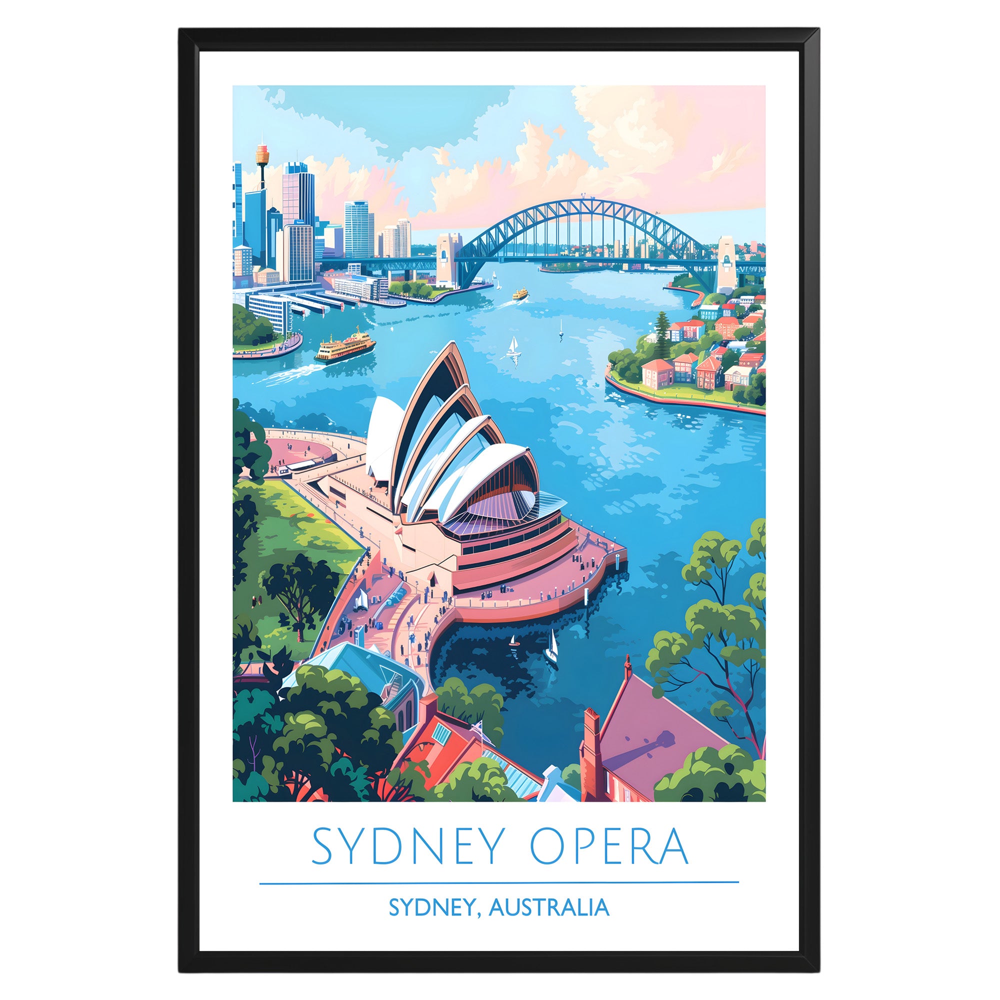 Sydney Opera Australia Poster - GroovyGrove