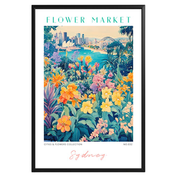 Sydney Australia Flower Market Poster - GroovyGrove