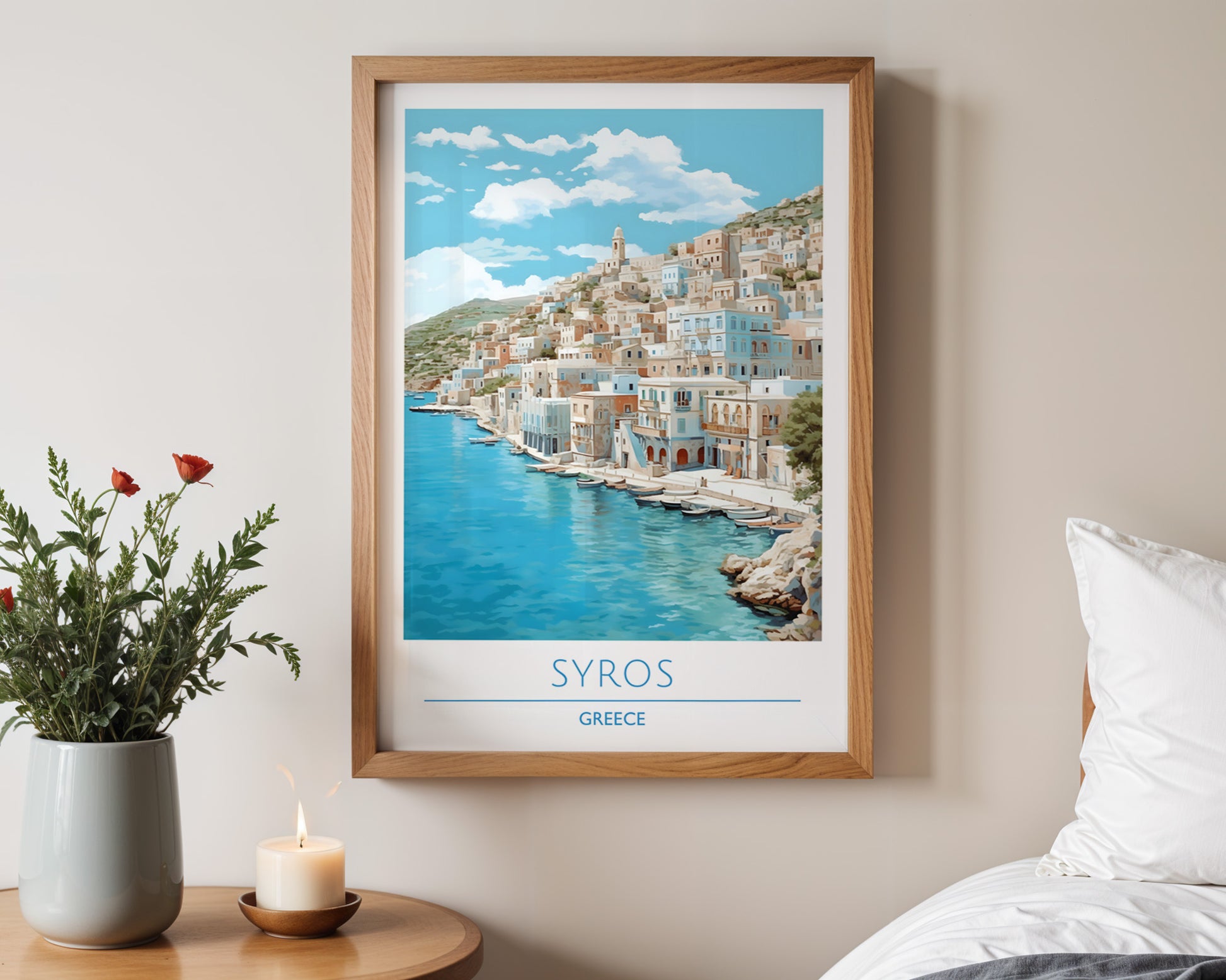 Syros Greece Poster - GroovyGrove