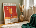 Tequila Sunrise Vintage Cocktail Poster - GroovyGrove