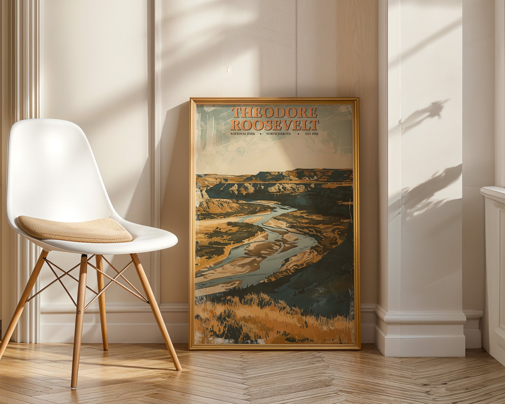 Theodore Roosevelt National Park Vintage Poster - GroovyGrove