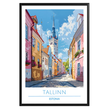 Tallinn Estonia Poster - GroovyGrove