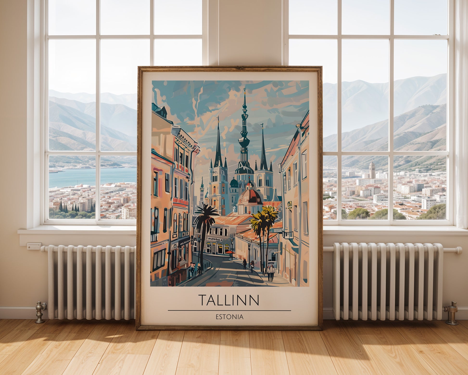 Tallinn Estonia Travel Poster - GroovyGrove