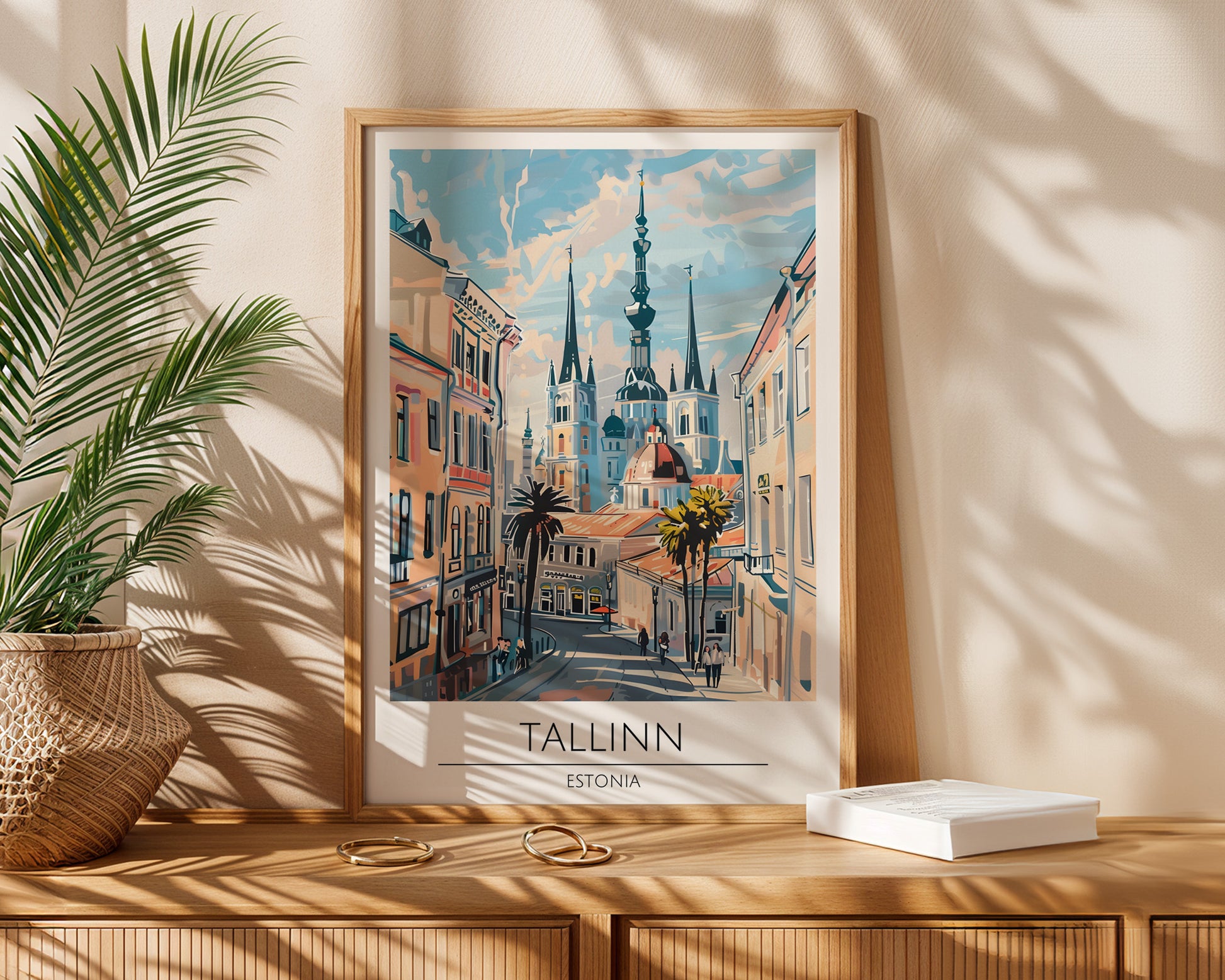 Tallinn Estonia Travel Poster - GroovyGrove