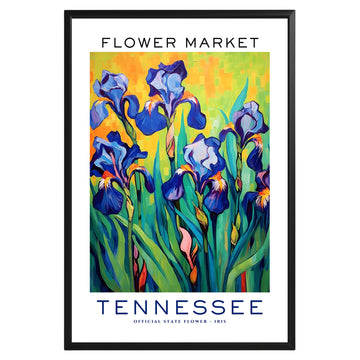 Tennessee State Flower Market Poster - GroovyGrove