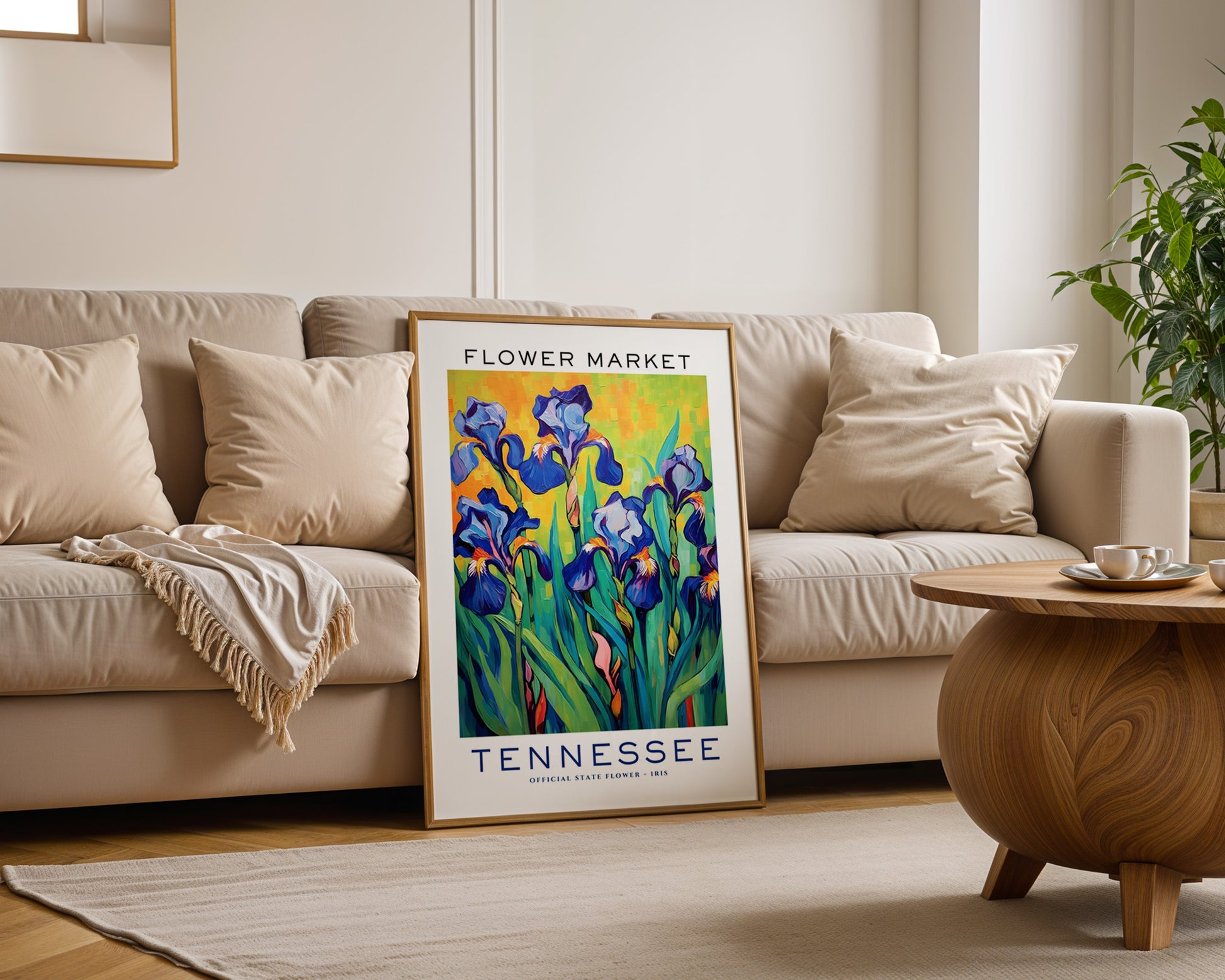 Tennessee State Flower Market Poster - GroovyGrove