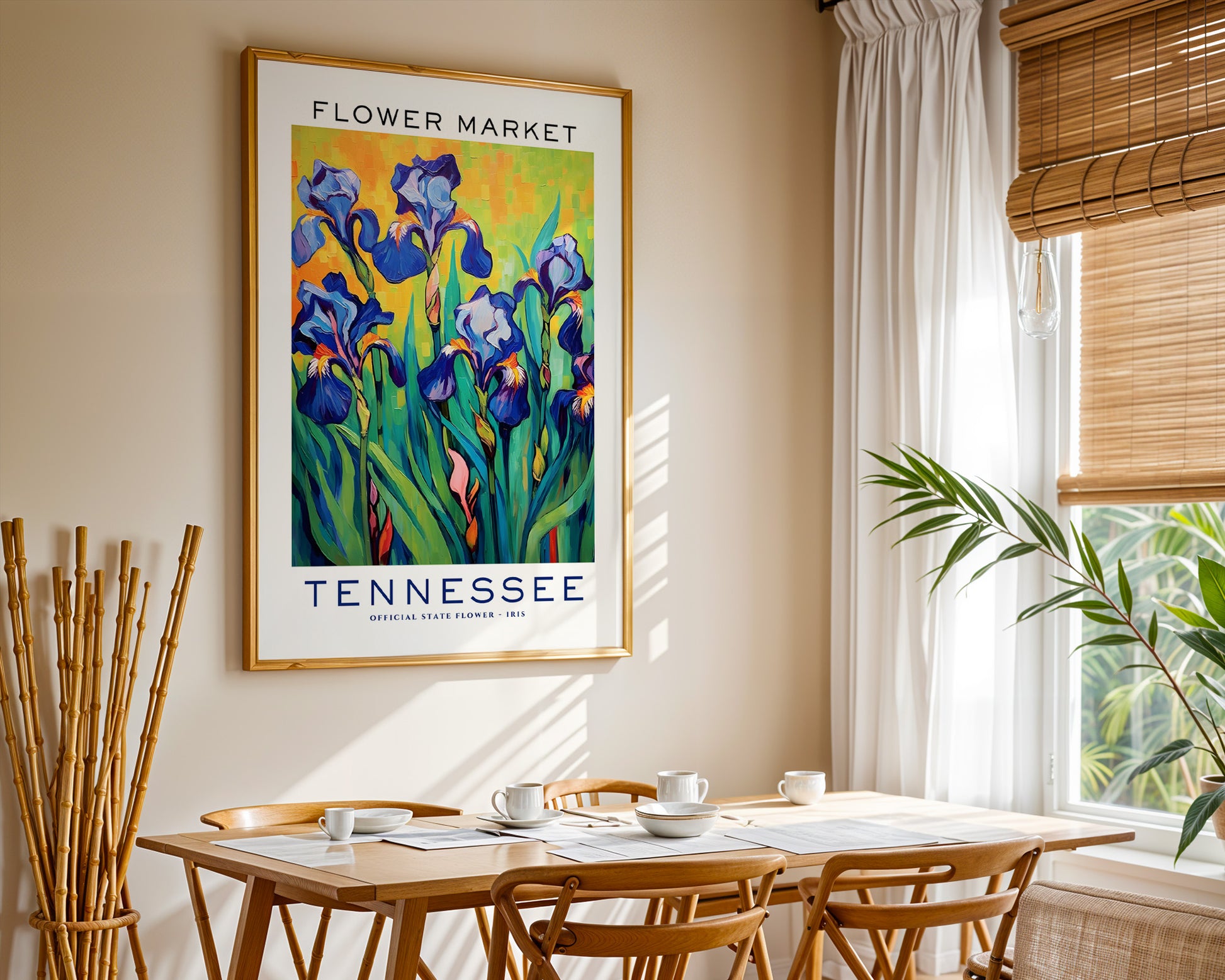 Tennessee State Flower Market Poster - GroovyGrove