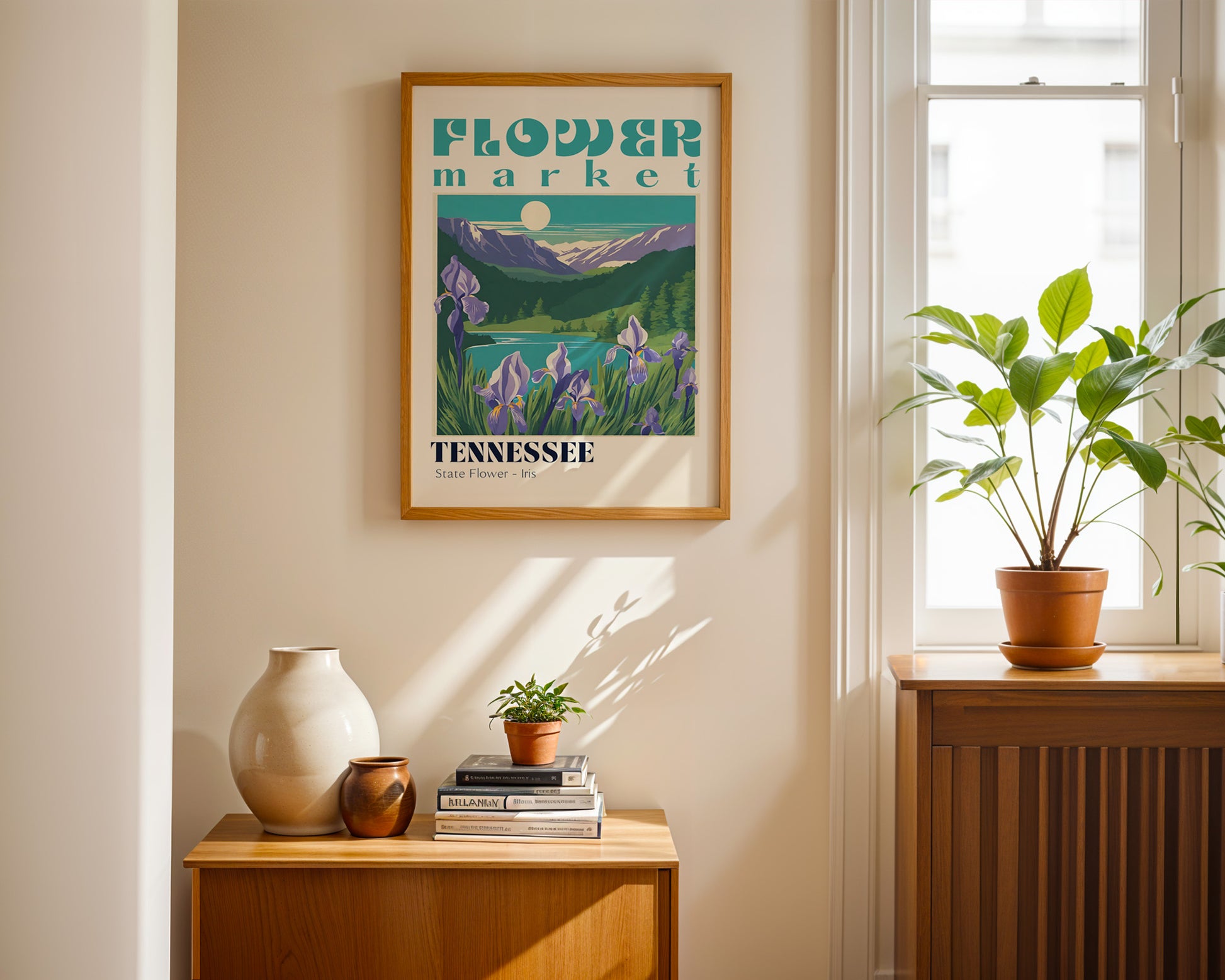 Tennessee Flower Market Vintage Poster - GroovyGrove