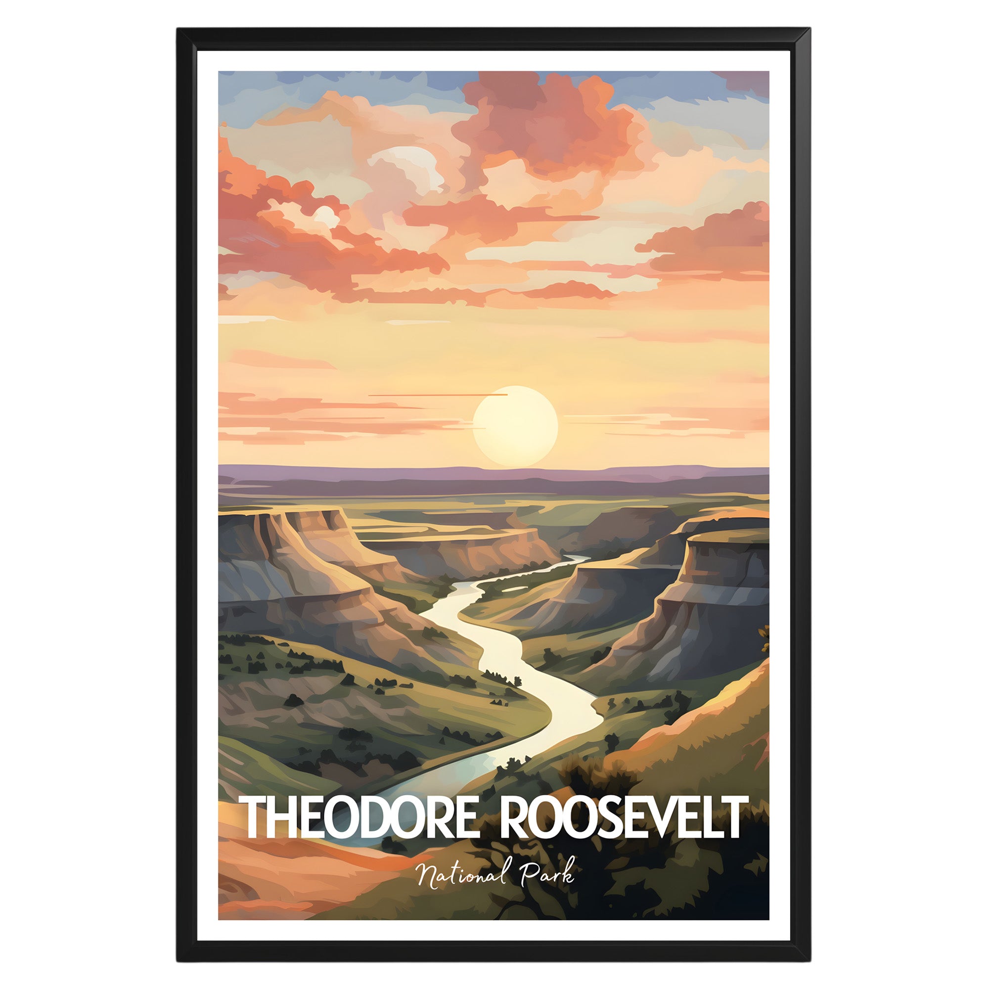 Theodore Roosevelt National Park Poster - GroovyGrove