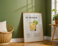 Ti Punch Cocktail Recipe Poster - GroovyGrove