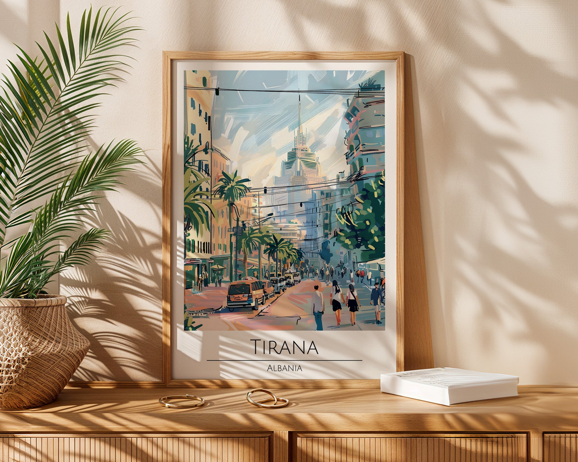 Tirana Albania Travel Poster - GroovyGrove