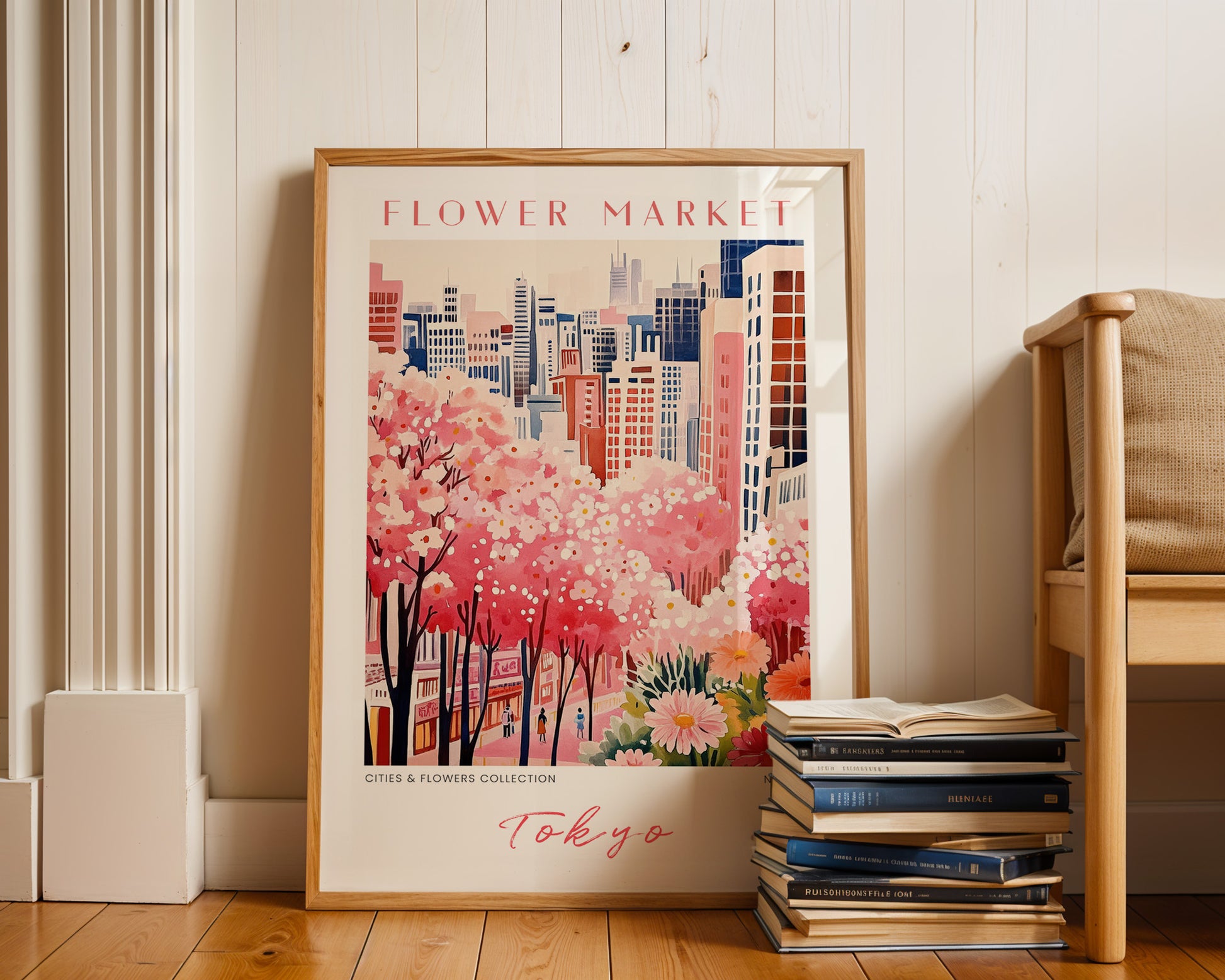 Tokyo Japan Flower Market Poster - GroovyGrove