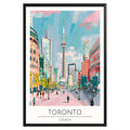 Toronto Canada Travel Poster - GroovyGrove