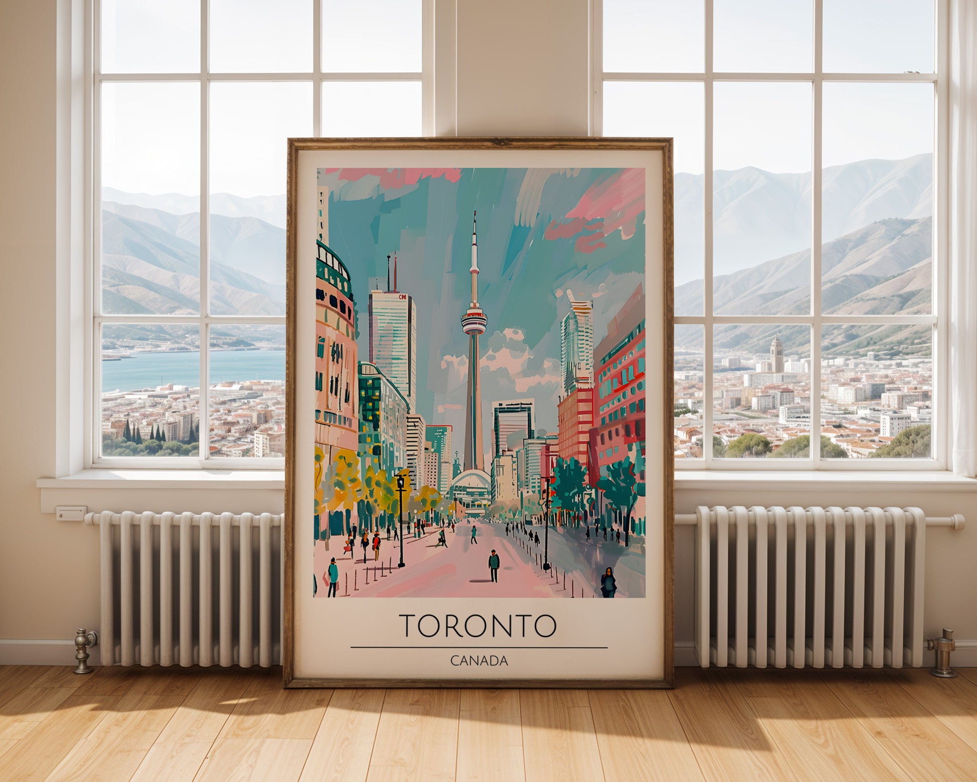 Toronto Canada Travel Poster - GroovyGrove