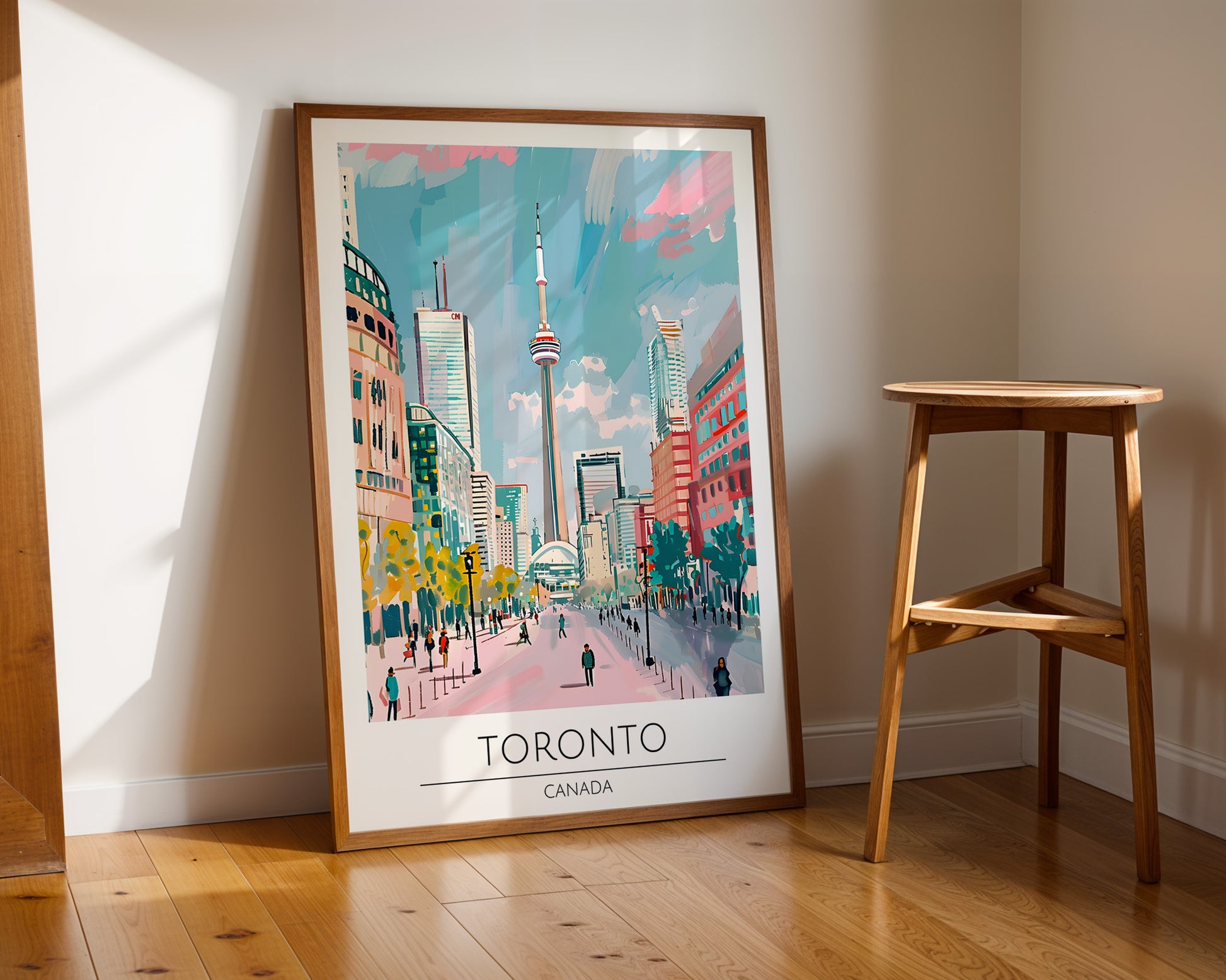 Toronto Canada Travel Poster - GroovyGrove