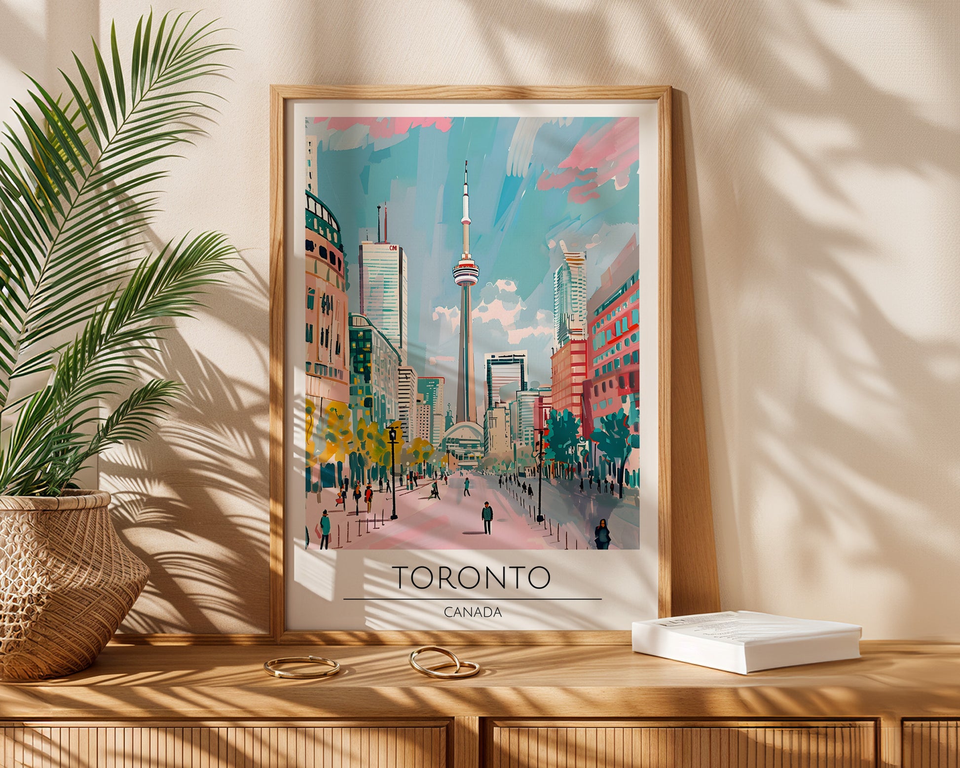 Toronto Canada Travel Poster - GroovyGrove