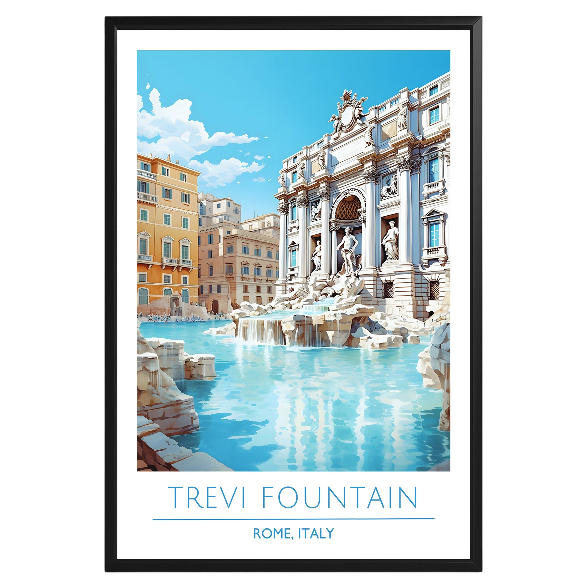 Trevi Fountain Rome Italy Poster - GroovyGrove