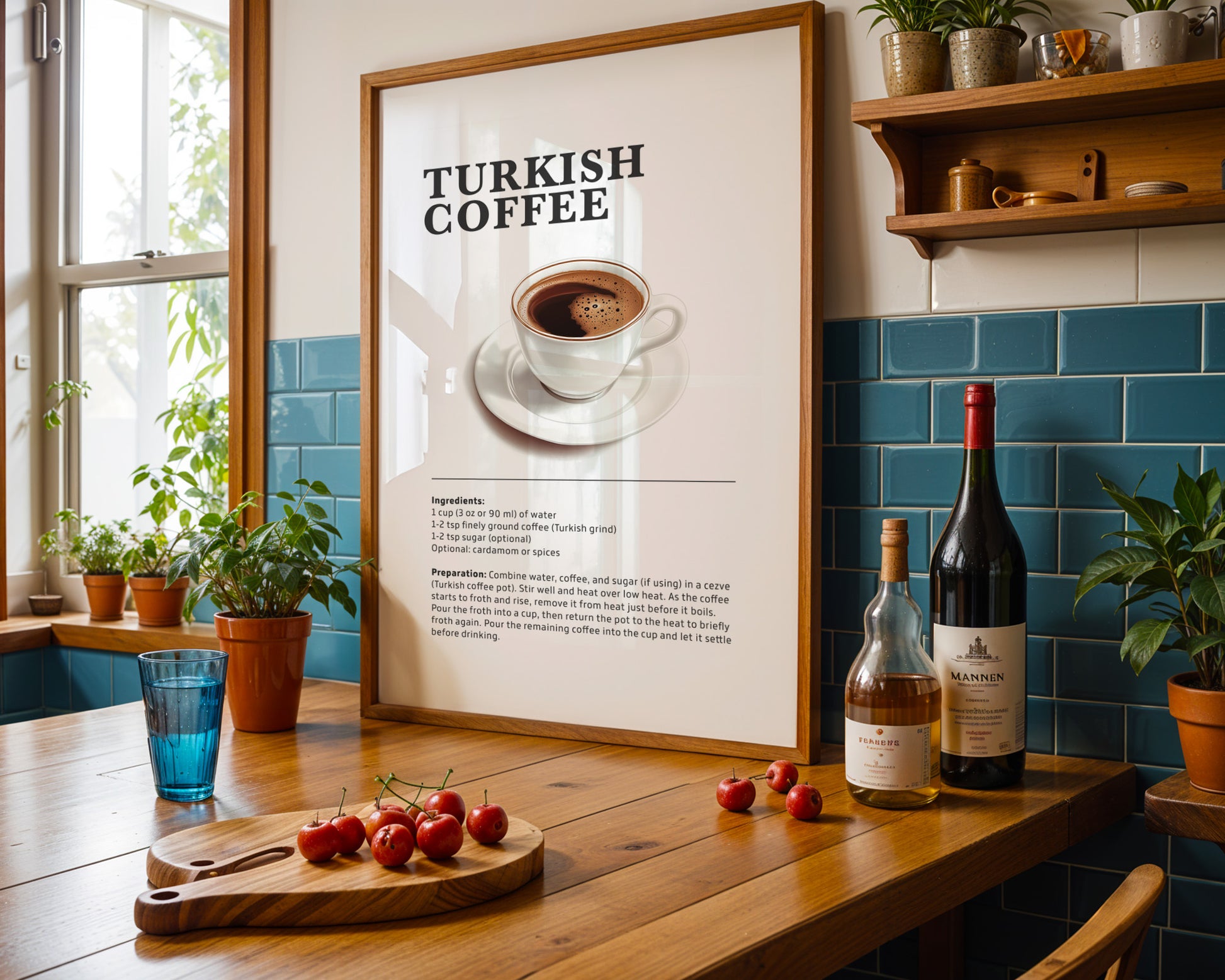 Turkish Coffee Recipe Poster - GroovyGrove