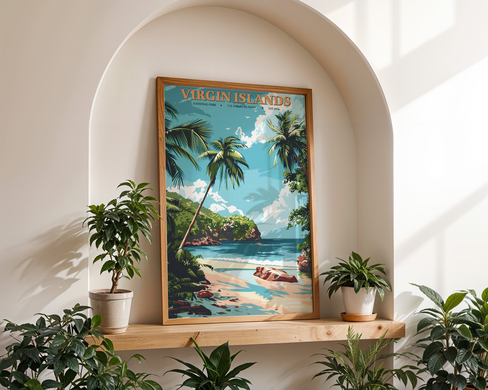 Virgin Islands National Park Vintage Poster - GroovyGrove