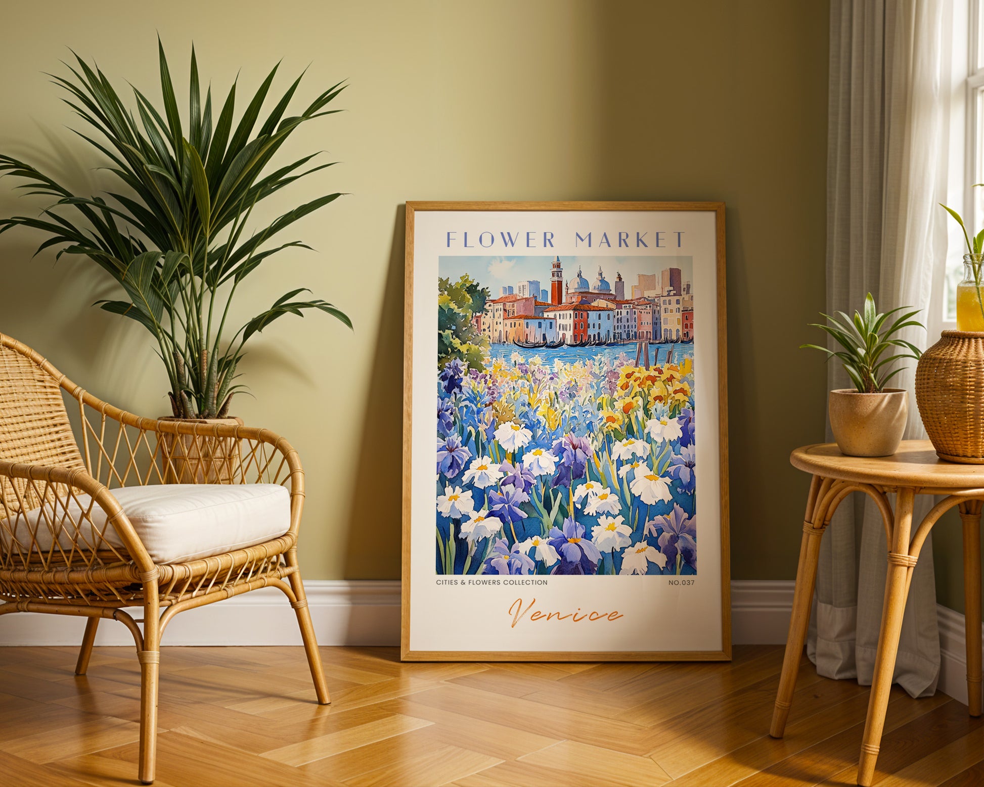 Venice Italy Flower Market Poster - GroovyGrove