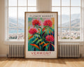 Vermont State Flower Market Poster - GroovyGrove