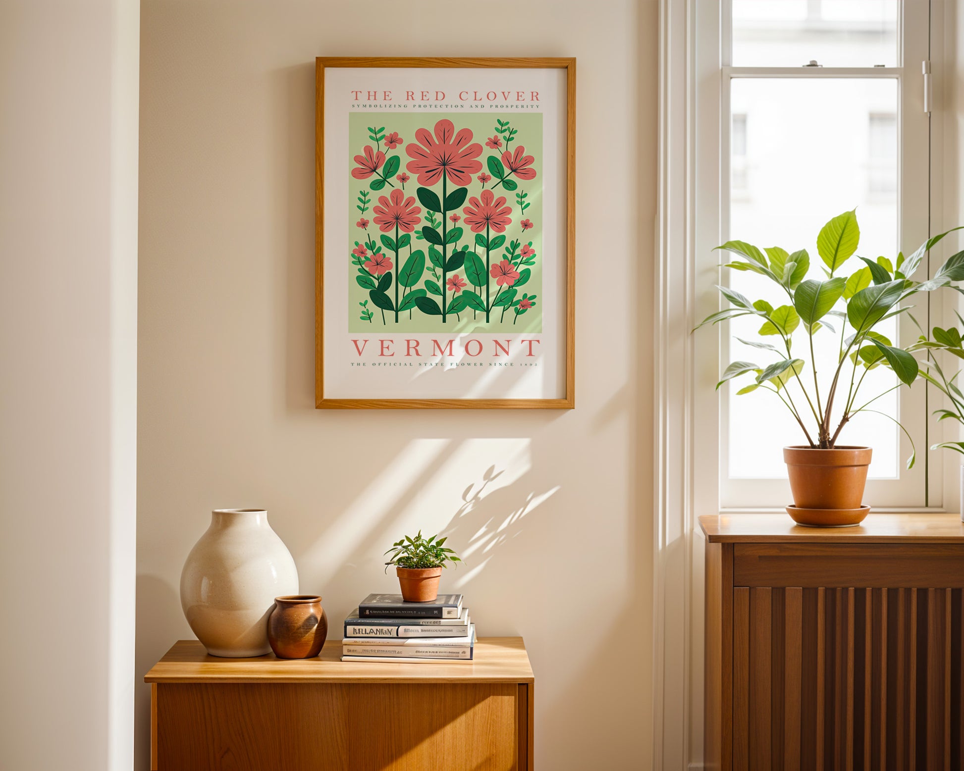 Vermont State Flower Poster - GroovyGrove