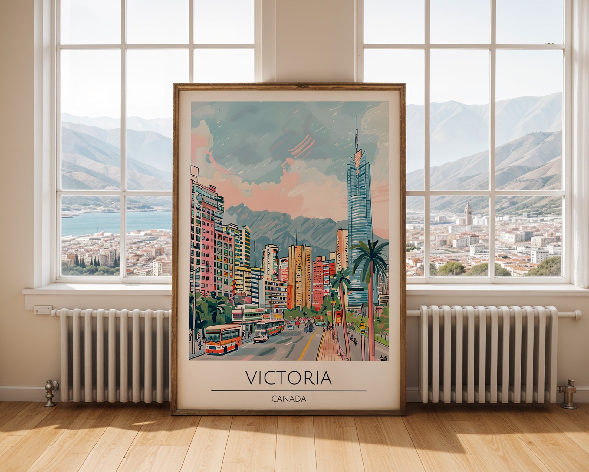 Victoria Canada Travel Poster - GroovyGrove