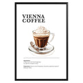 Vienna Coffee Recipe Poster - GroovyGrove