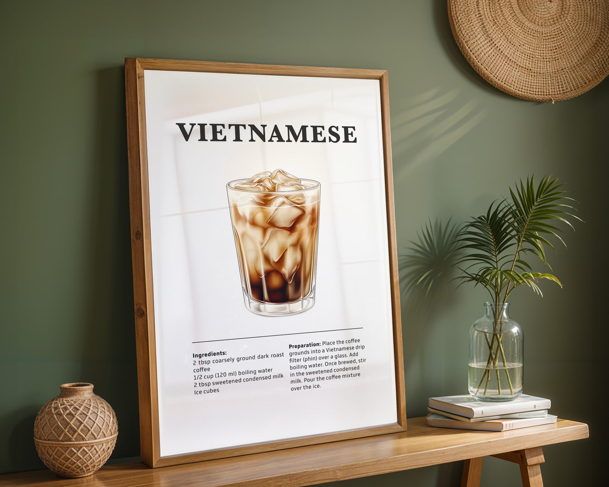 Vietnamese Coffee Recipe Poster - GroovyGrove