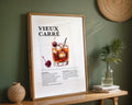 Vieux Carre Cocktail Recipe Poster - GroovyGrove