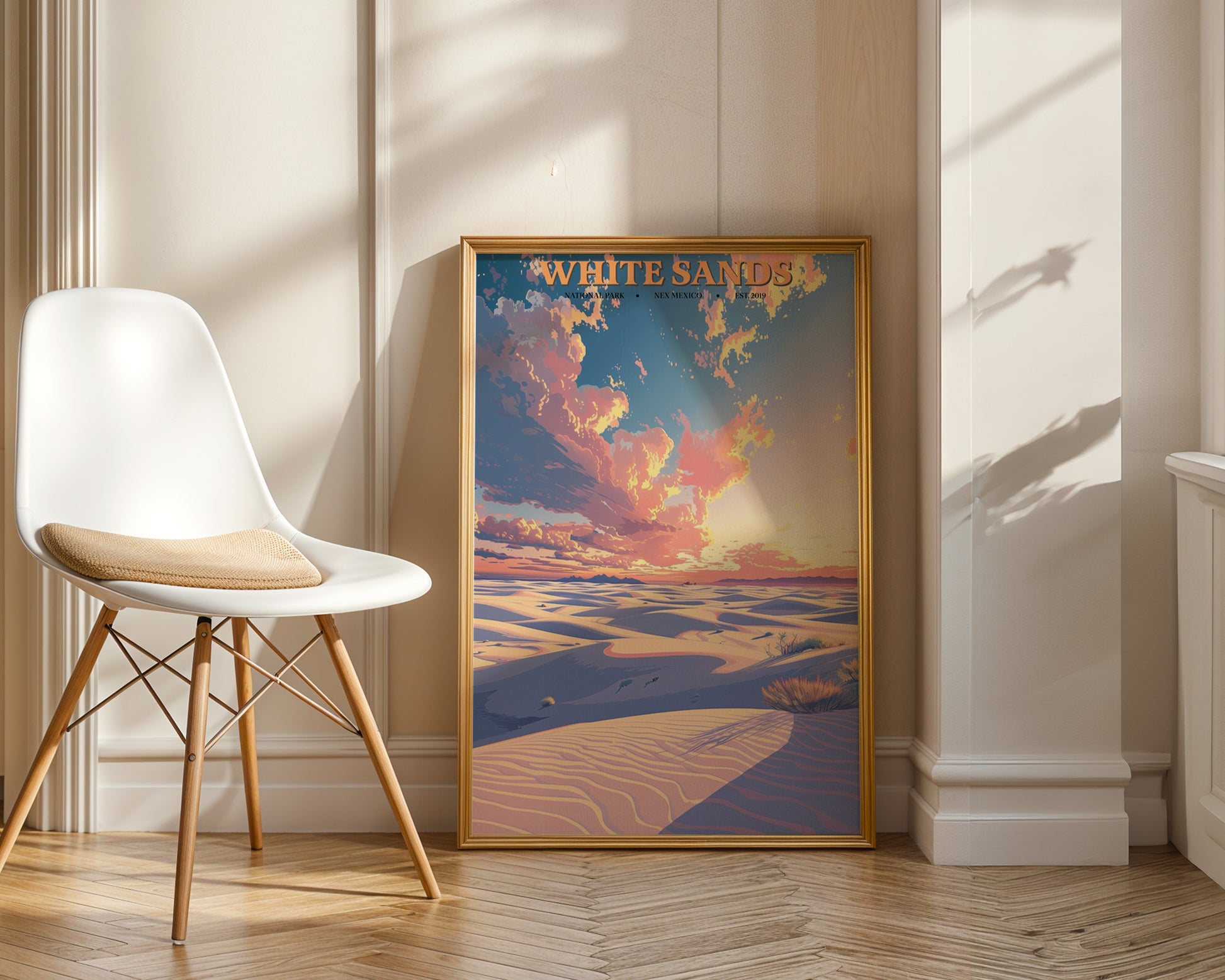 White Sands National Park Vintage Poster - GroovyGrove