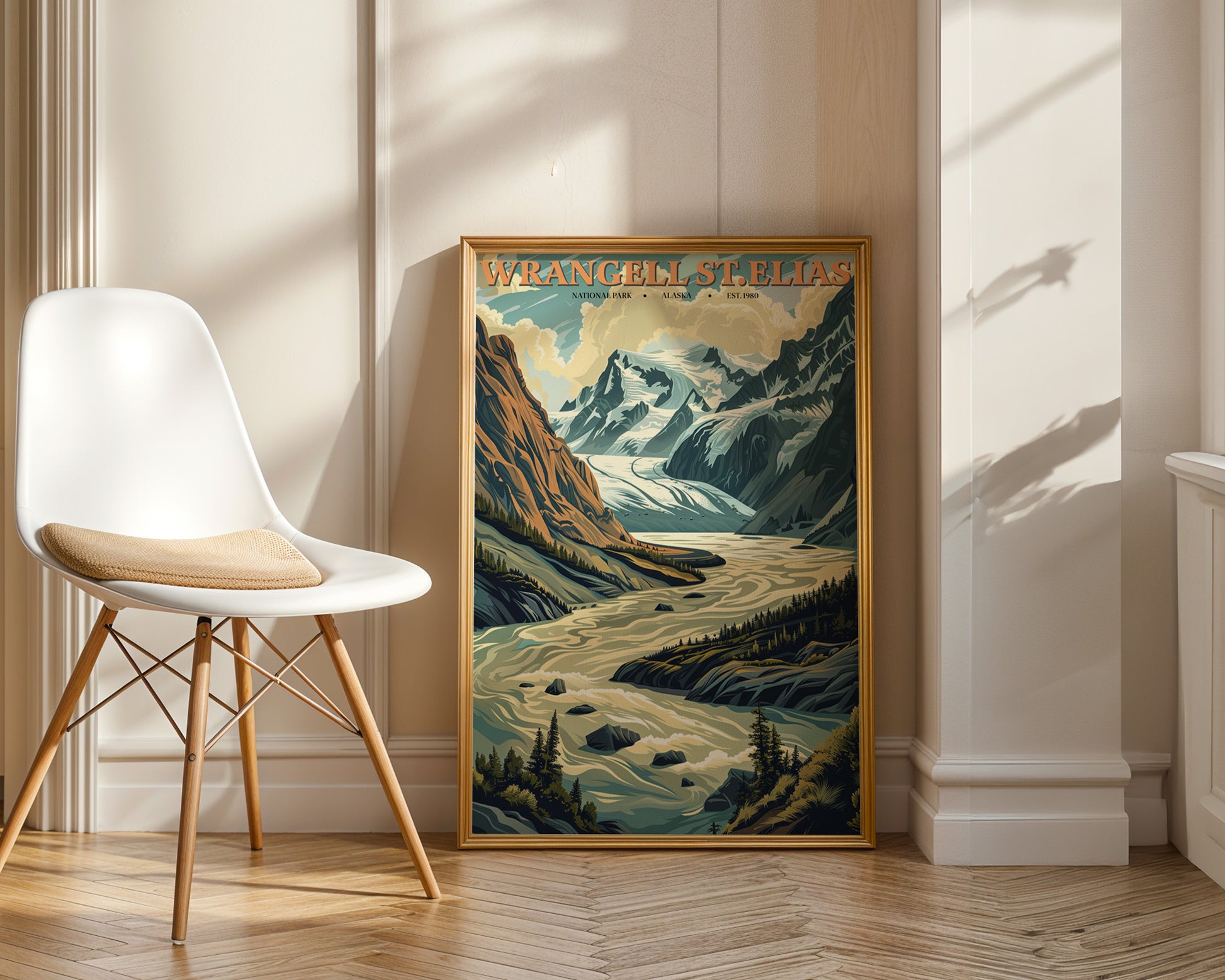 Wrangell–St. Elias National Park Vintage Poster - GroovyGrove