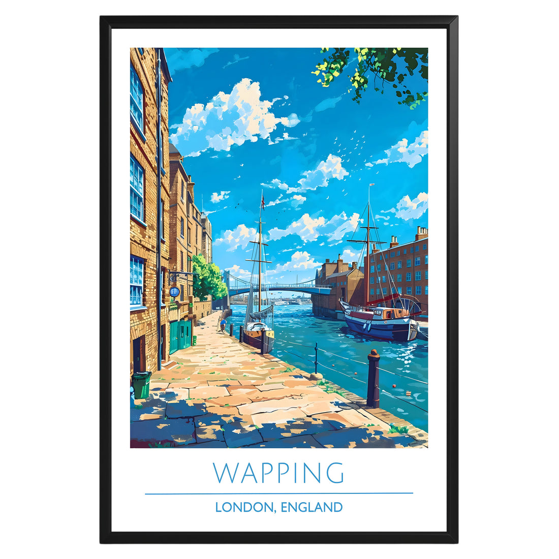 Wapping London England Poster - GroovyGrove