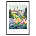 Warsaw Poland Flower Market Poster - GroovyGrove