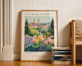 Warsaw Poland Flower Market Poster - GroovyGrove