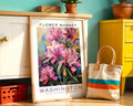 Washington State Flower Market Poster - GroovyGrove