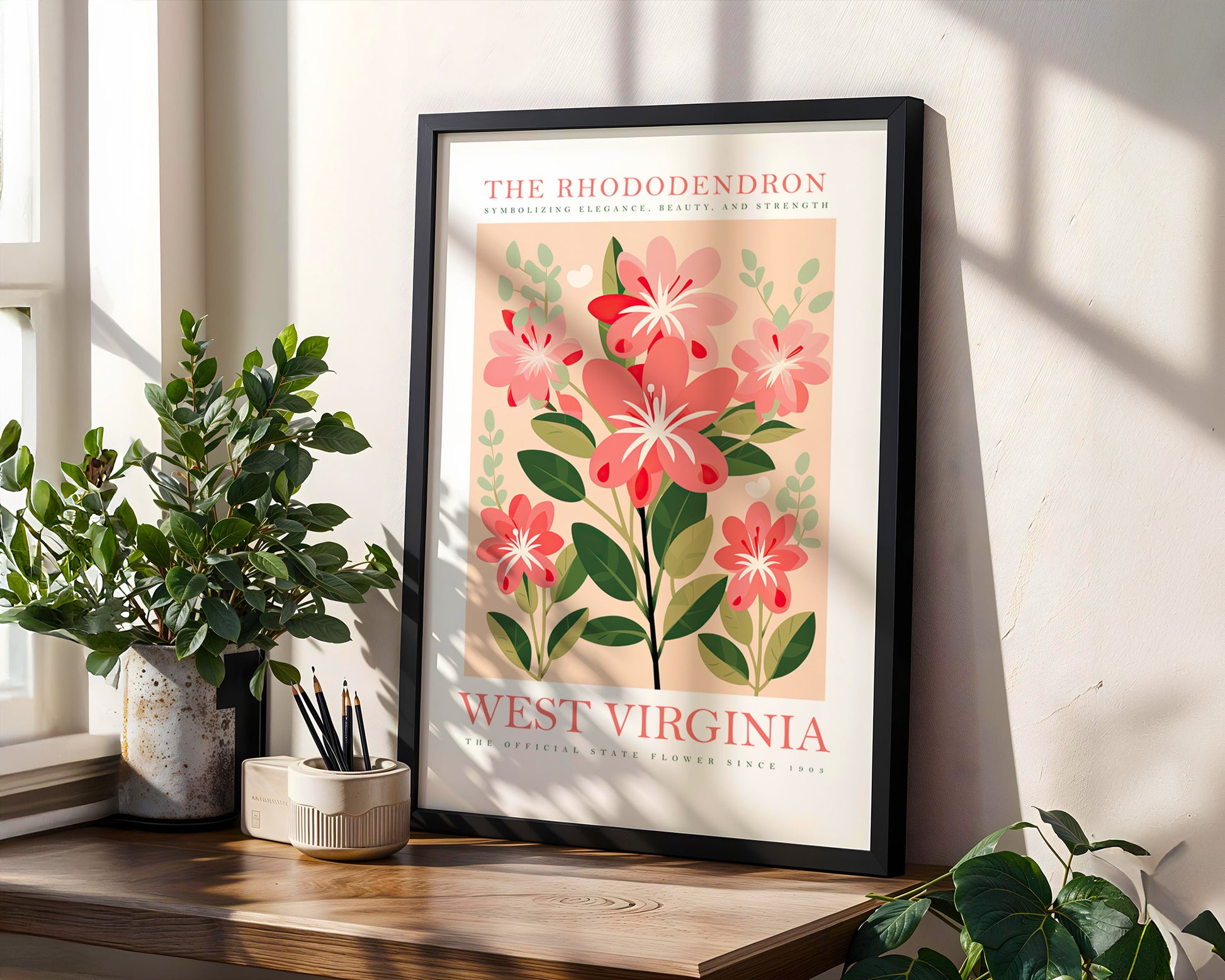 West Virginia State Flower Poster - GroovyGrove