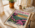 West Virginia Flower Market Vintage Poster - GroovyGrove