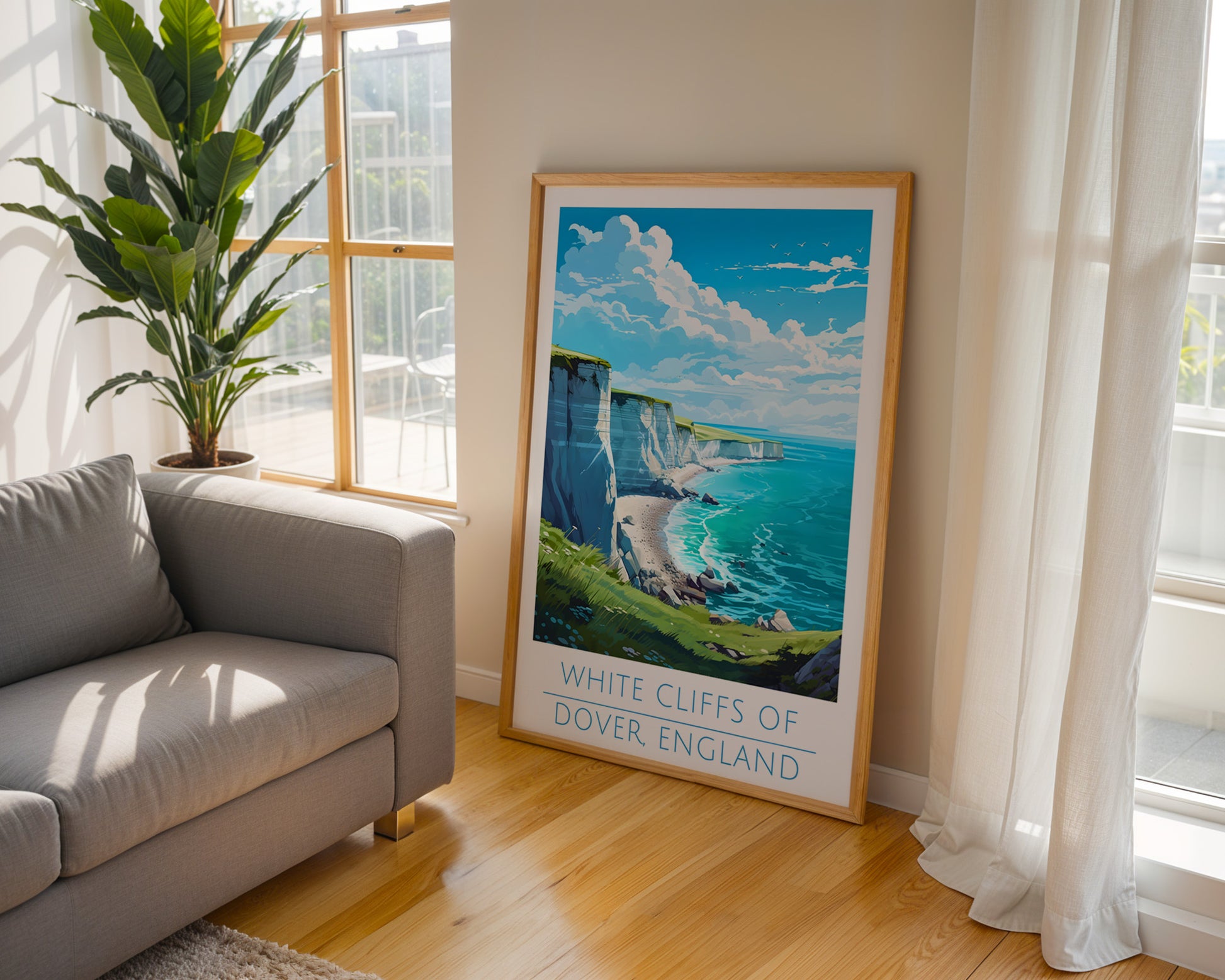 White Cliffs of Dover England Poster - GroovyGrove