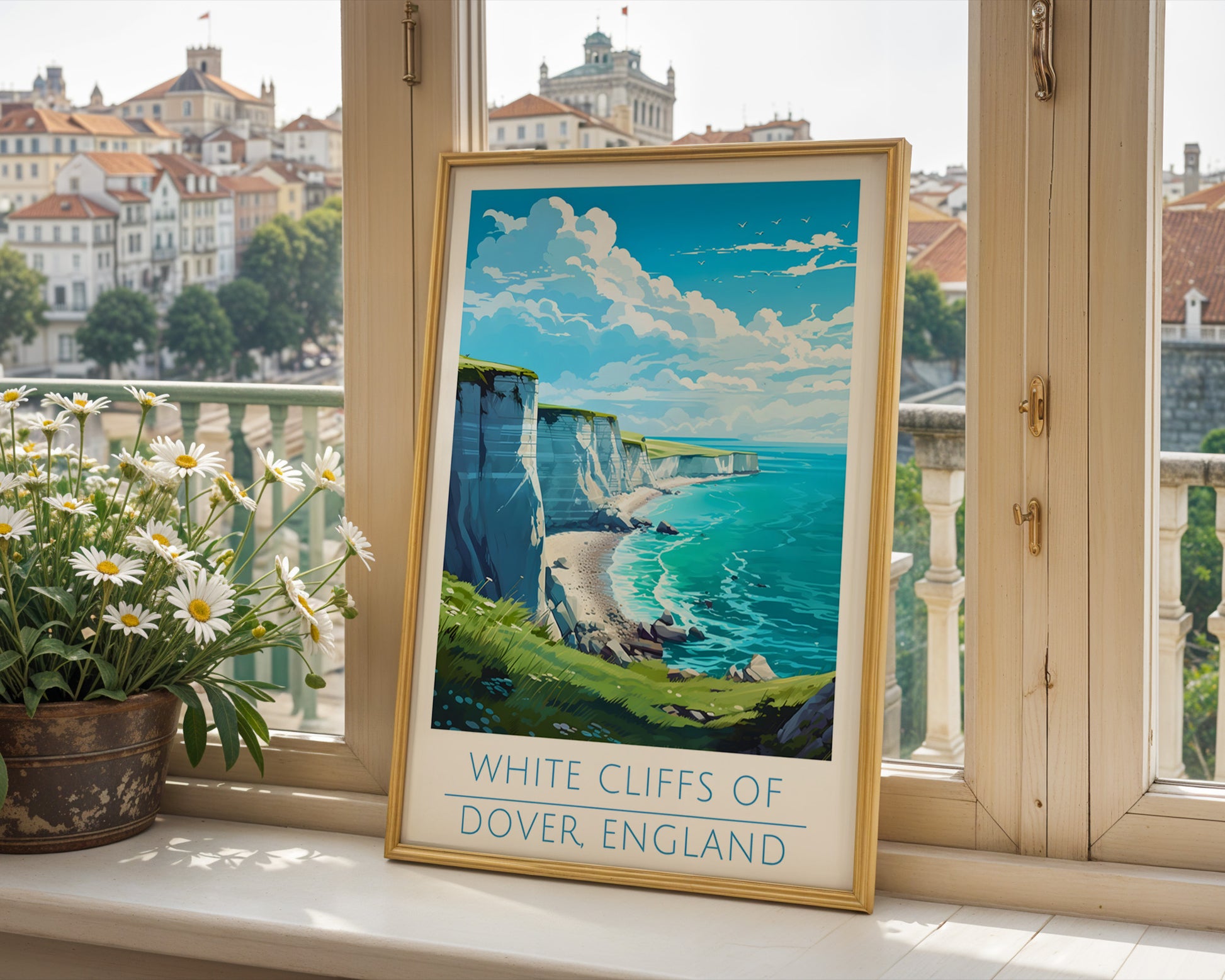 White Cliffs of Dover England Poster - GroovyGrove