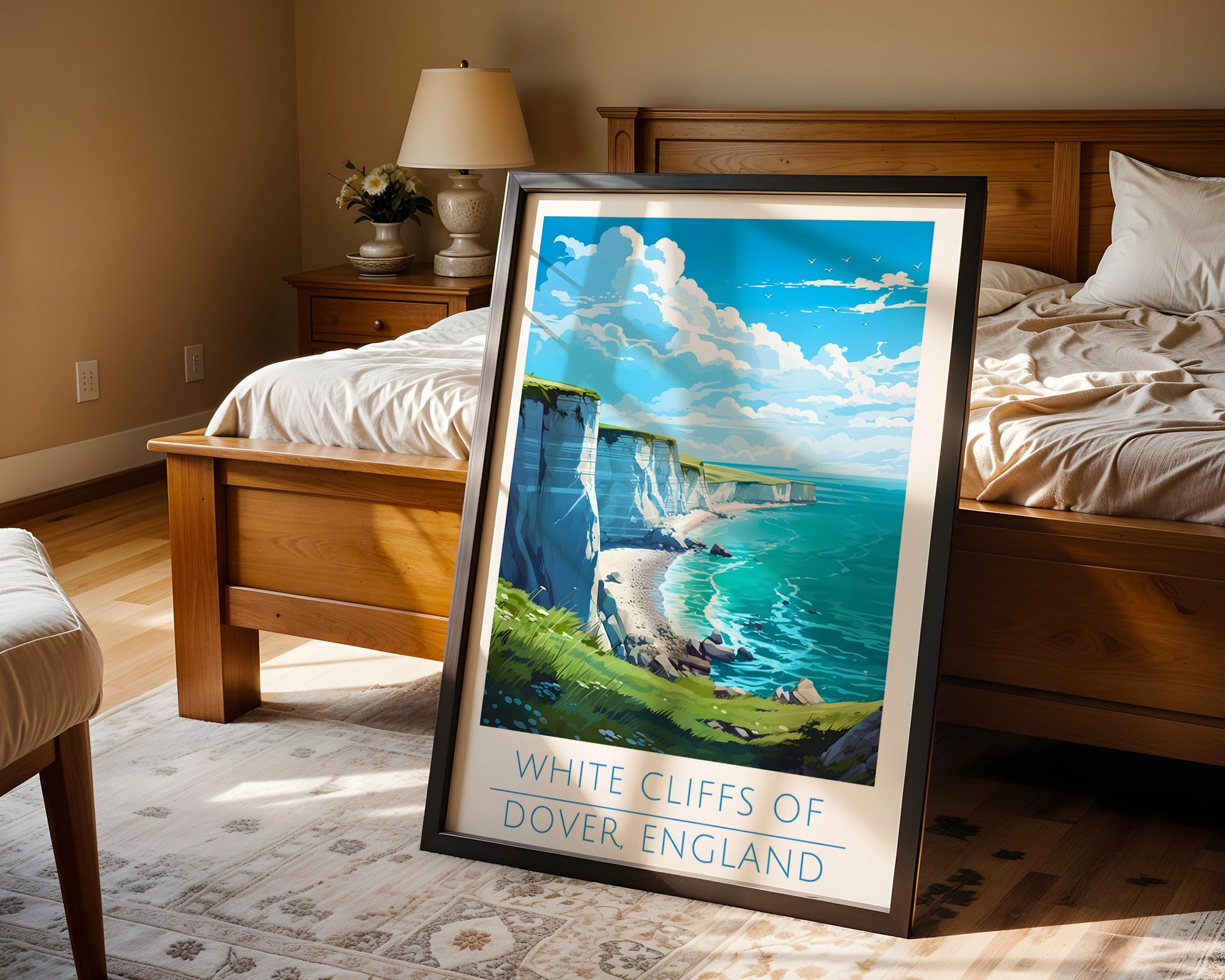 White Cliffs of Dover England Poster - GroovyGrove