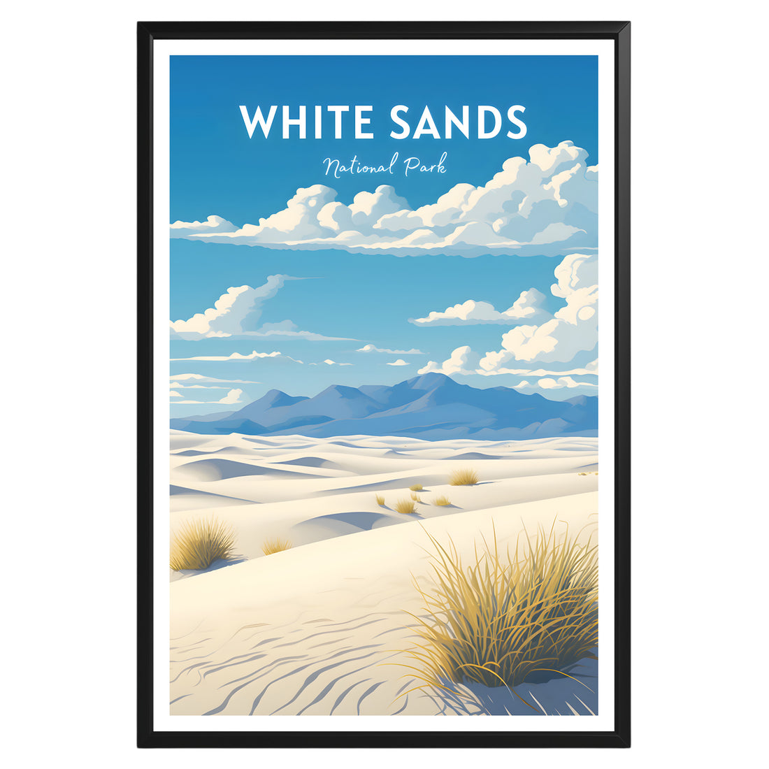 White Sands National Park Poster - GroovyGrove