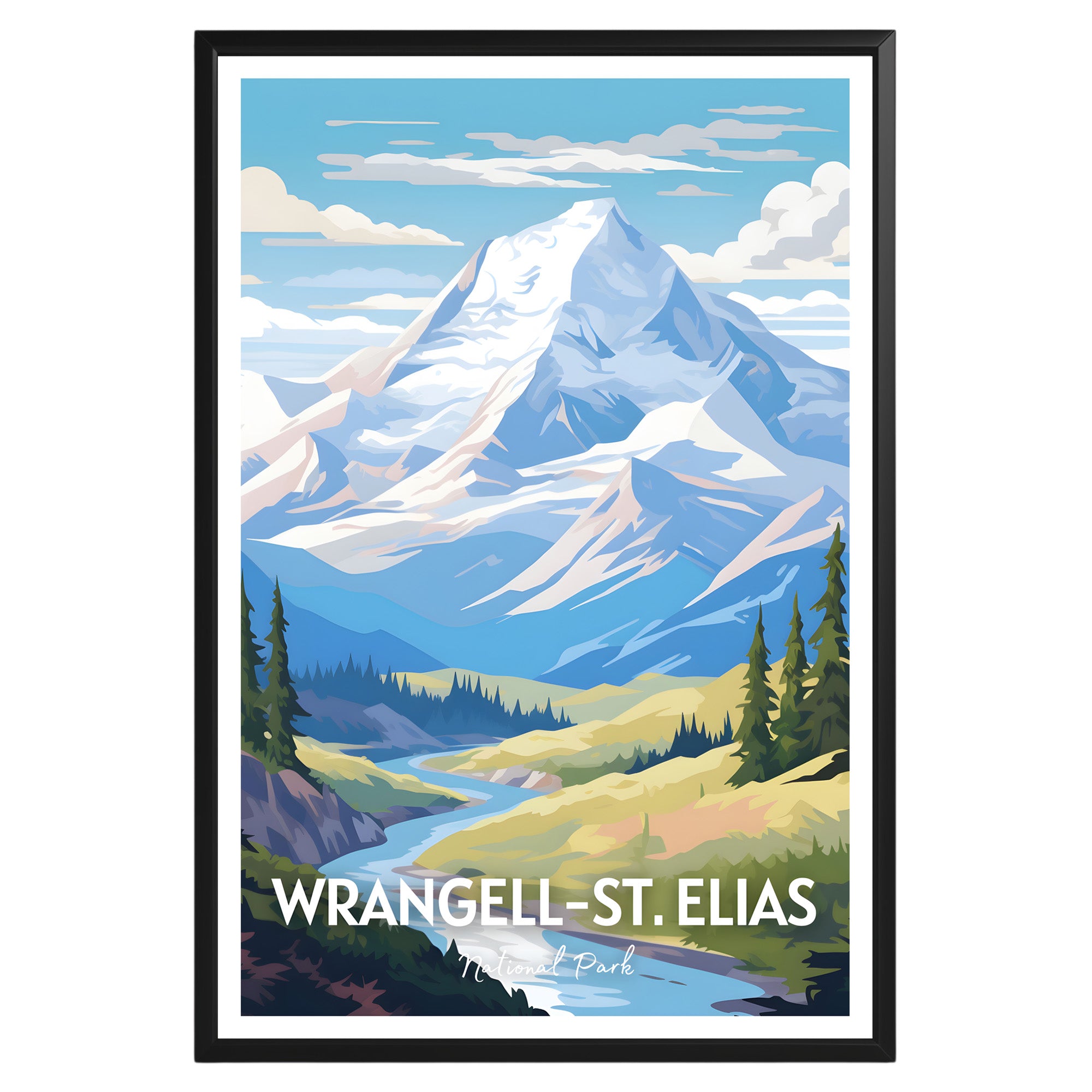 Wrangell–St. Elias National Park Poster - GroovyGrove