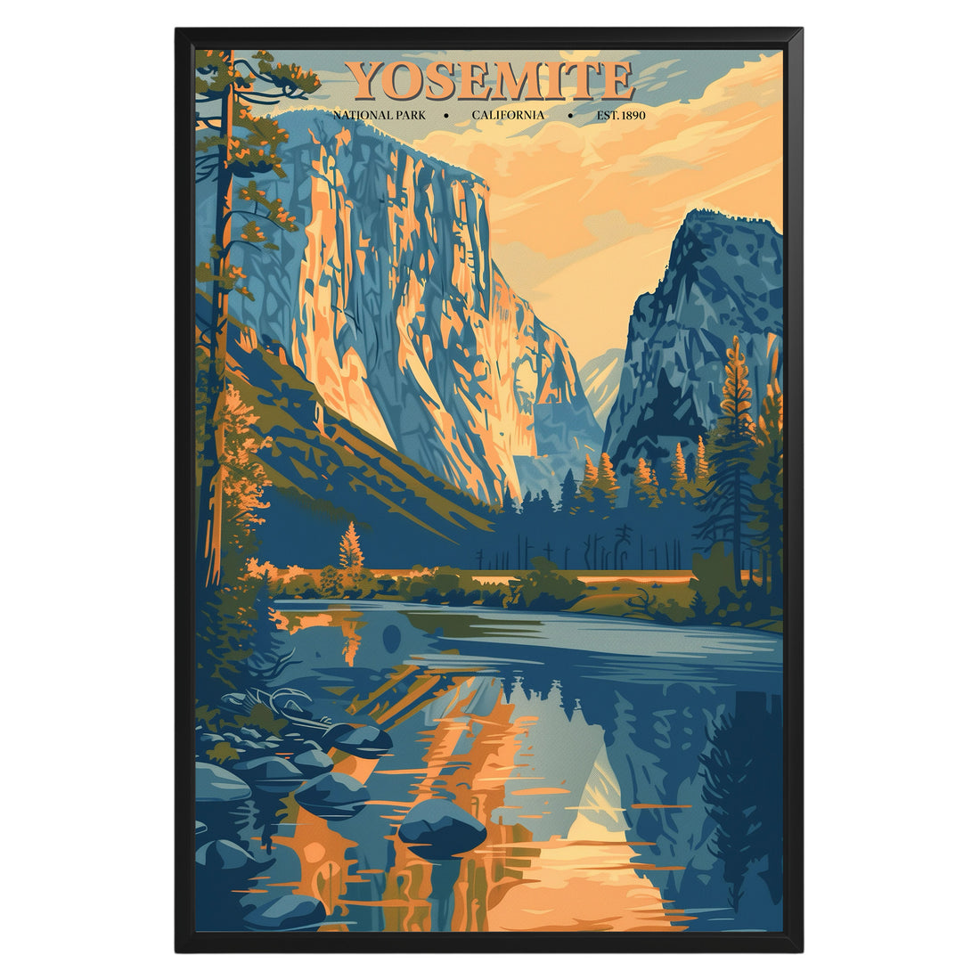 Yosemite National Park Vintage Poster - GroovyGrove