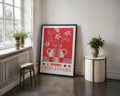 Yayoi Kusama Red Flowers Poster - GroovyGrove