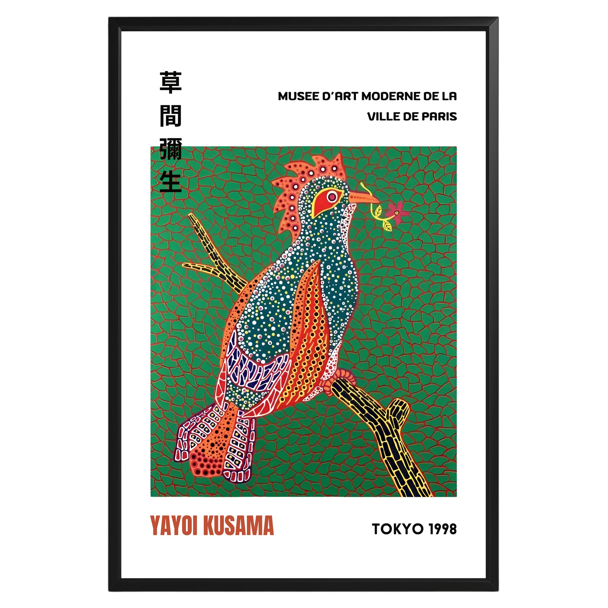 Yayoi Kusama Bird Poster - GroovyGrove