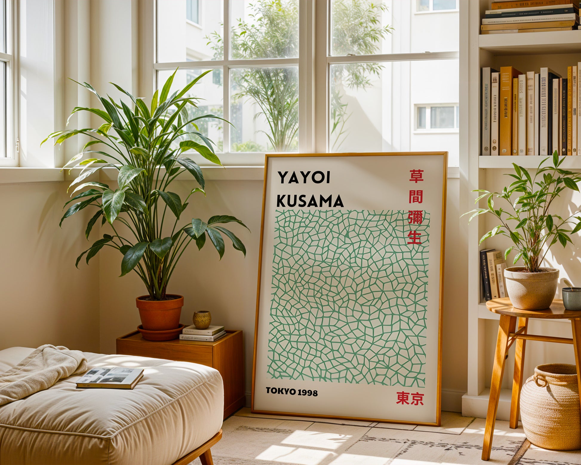 Yayoi Kusama Green Pattern Poster - GroovyGrove