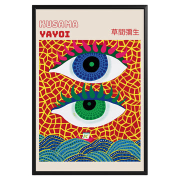 Yayoi Kusama Eyes Poster - GroovyGrove