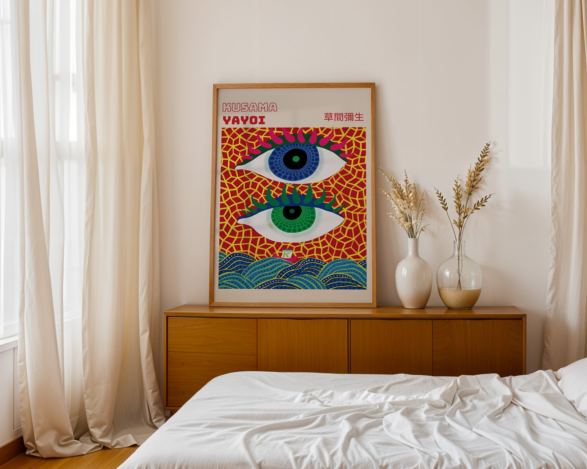 Yayoi Kusama Eyes Poster - GroovyGrove